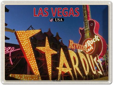 Blechschild 30x40 cm - Las Vegas Usa Neon Museum