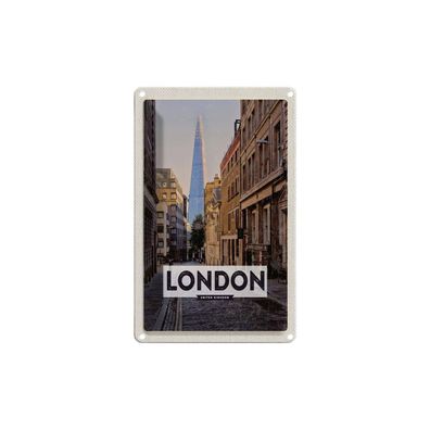 Blechschild 18x12 cm - London Uk Innenstadt Reiseziel Trip