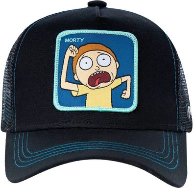 Offizielle Rick and Morty Trucker Cap - Capslab Kappe mit Morty Smith Patch Logo