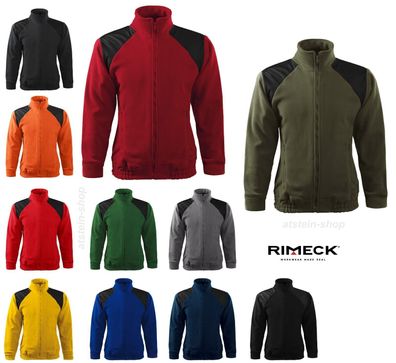 Fleece Jacke Unisex Freizeit Hochwertig Workwear Übergangsjacke Kontrast 360g/ m²