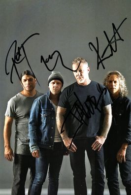 Metallica Autogramm Großfoto