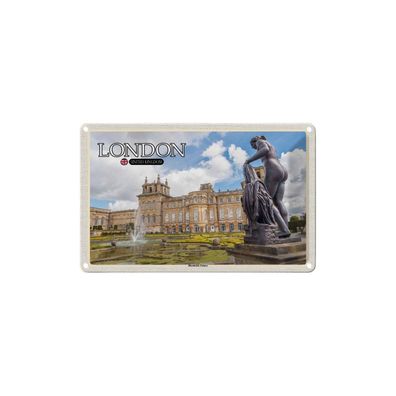 Blechschild 18x12 cm - London England Blenheim Palace