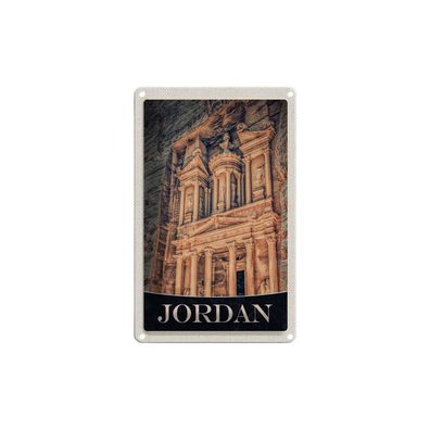 Blechschild 18x12 cm - Jordan Mittelalter