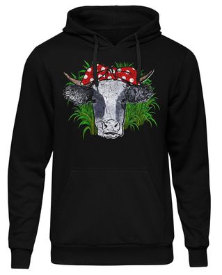 Holstein Kuh Kapuzenpullover Landwirt Pullover Bauer Hoodie Rind Traktor M1