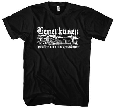 Leverkusen Skyline T-Shirt Trikot Meister Fussball Stadt Fanartikel Skyline