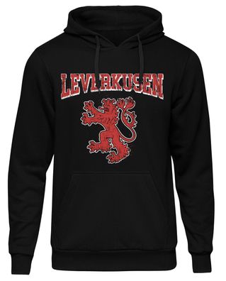 Leverkusen Wappen Kapuzenpullover | Leverkusen Hoodie Sport Fussball Stadt