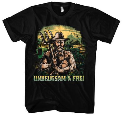 Unbeugsam & Frei T-Shirt | Bauer Shirt Landwirt Anti Demo Widerstand Fuck Grüne