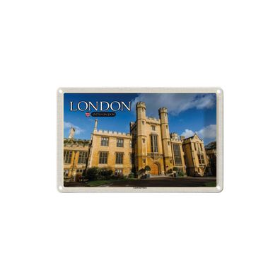 Blechschild 18x12 cm - London England Uk Lambeth Palace