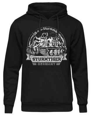 38-cm Sturmmörser Sturmtiger Kapuzenpullover WW2 Panzer German Tank Tiger Soldat