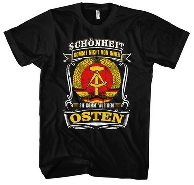 Schönheit aus dem Osten T-Shirt | Ostdeutschland DDR Ostdeutsch Ossi Heimatliebe