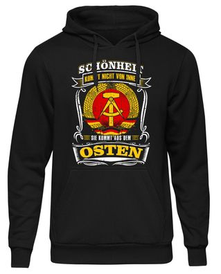 Schönheit aus dem Osten Kapuzenpullover Ostdeutschland DDR Pullover Heimatliebe