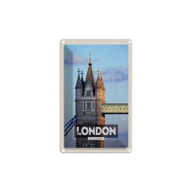 Blechschild 18x12 cm - London Uk Architektur Reiseziel