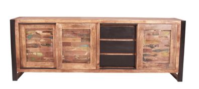 MOX Sideboard Altholz Natur/ Bunt