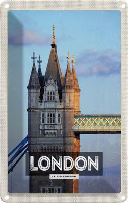 Blechschild 20x30 cm - London Uk Architektur Reiseziel