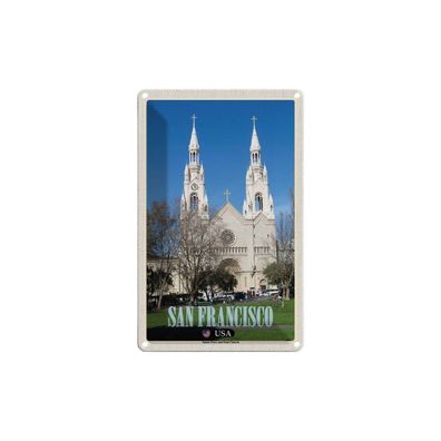 Blechschild 18x12 cm - San Francisco Saints Peter And Paul Church