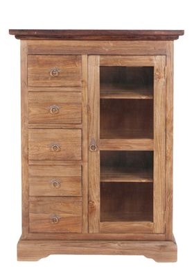 Seadrift Brotschrank Recyceltes Teak Natur