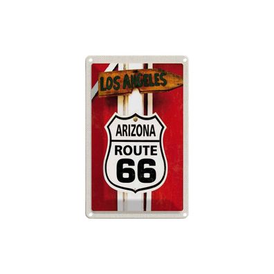 Blechschild 18x12 cm - Usa Los Angeles Arizona Route 66