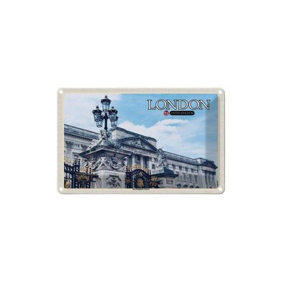 Blechschild 18x12 cm - London England Buckingham Palace
