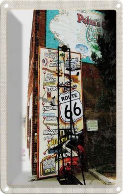 Blechschild 20x30 cm - Usa Los Angeles Schil Route 66 Us