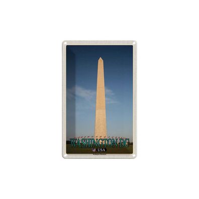 Blechschild 18x12 cm - Washington Dc Usa Washington Monument