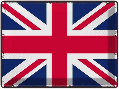 vianmo Blechschild Wandschild 30x40 cm Union Jack Vereinigtes Königreich Großbrita...
