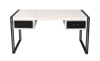 WHITE PANAMA Schreibtisch Mango Weiß