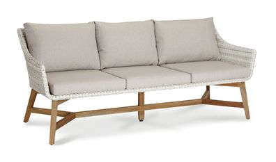 Paterna Lounge Couch Teakholz Natur