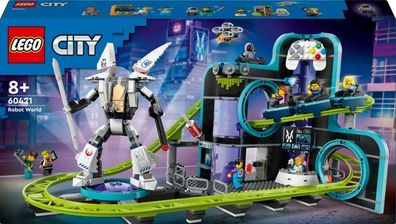 LEGO® City 60421 Achterbahn mit Roboter-Mech