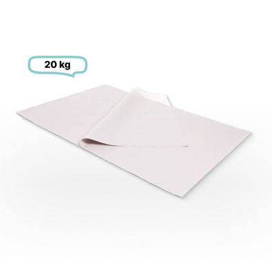 Einschlag, Illudruckpapier, weiß, 45x60 cm, 20 KG, fettabweisend 45 - 58 g/ m²