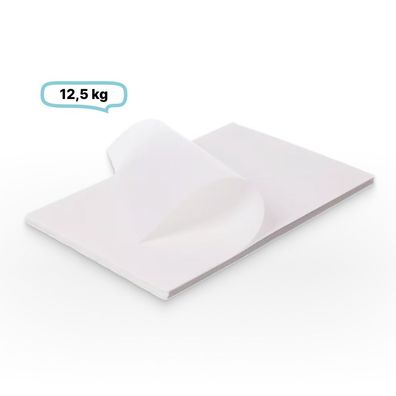 Pergaplus 1/4 Bogen, Pergamentersatzpapier, Einschlagpapier weiß, 37,5x50 cm, 12,5 KG