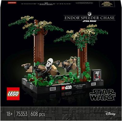 LEGO® Star Wars 75353 Verfolgungsjagd auf Endor - Diorama