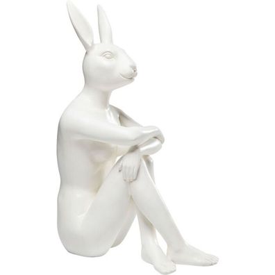 KARE Design Deko Figur Gangster Rabbit Weiß 61534