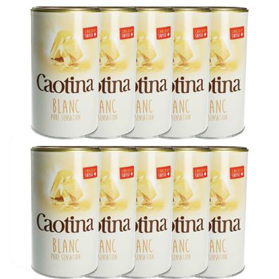 Caotina Blanc Dose Getränkepulver weiße Schokolade 500g 10er Pack