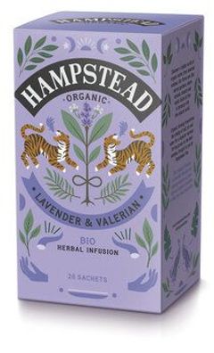 Hampstead Tea 3x Organic Lavender & Valerian 20g