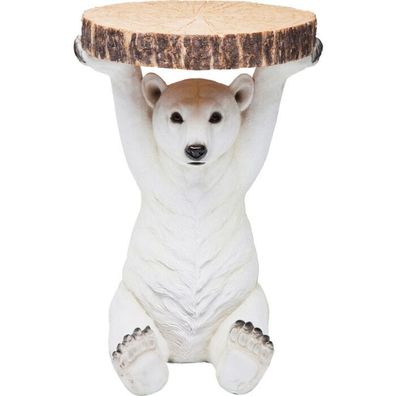 KARE Design Beistelltisch Animal Polar Bear Ø37cm
