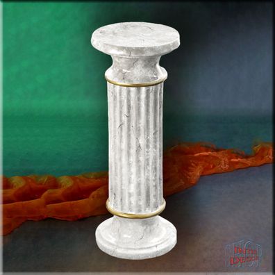 Säule Dekosäule Blumensäule Antike Ständer Marmor Optik Griechische Stuckgips