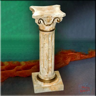 Säule Dekosäule Blumensäule Antike Ständer Griechische Marmor Optik Kunstharz