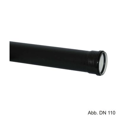 Geberit Silent-PP Rohr mit 1 Muffe, DN 125 x 250 mm