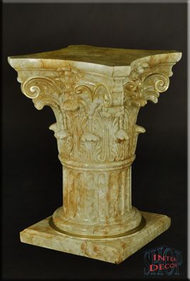 Säule Dekosäule Blumensäule Antike Ständer Marmor Optik Griechische Kunstharz