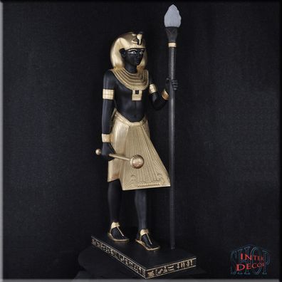 Tutanchamun Stehlampe Lampe Pharao Skulptur Beleuchtung Ägyptische Kunstharz