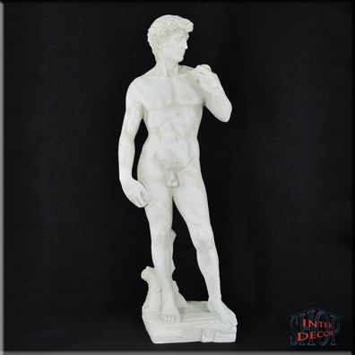 Figur Statue David XL Antike Skulptur Gartenfigur Büste Figuren Kunstharz (Gr. Groß)
