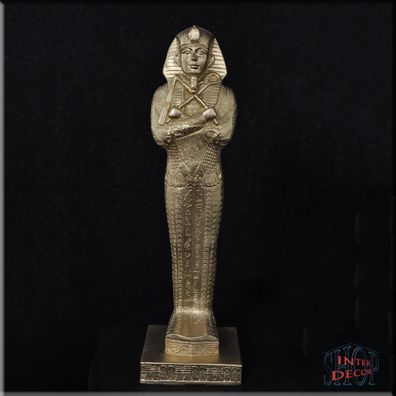 Statue Figur Tutanchamun Antike Skulptur Pharao Dekofigur Ägyptische Kunstharz