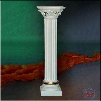Säule Dekosäule Blumensäule Griechische Sockel Antik Marmor Ständer Kunstharz