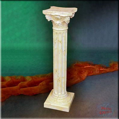 Dekosäule Säule Blumensäule Antike Griechische Ständer Marmor Optik Kunstharz