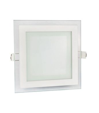 3x LED Panel Einbaustrahler Glas Deckenleuchte Einbau Spot Eckig 12W 230V