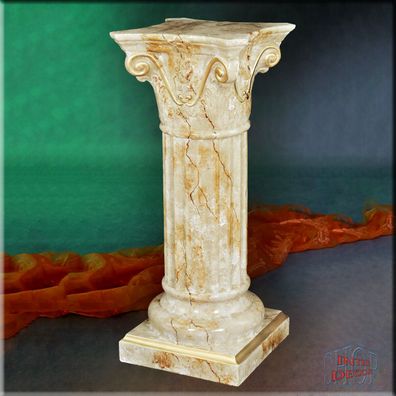 Dekosäule Säule Blumensäule Ständer Antike Marmor Optik Griechische Kunstharz