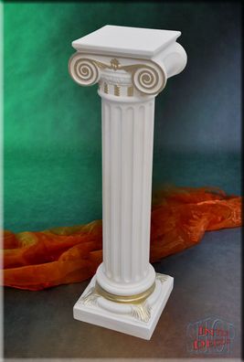 Säule Dekosäule Antike Blumensäule Sockel Ständer Marmor Griechische Stuckgips