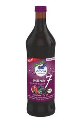 Aronia Original 3x Bio Kraftvolle 7 100% Direktsaft 0,7l