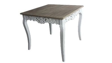 Venecia Esstisch MDF Holz Weiß&Holz