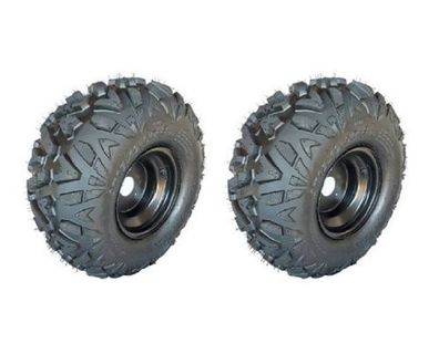 Kinderquadreifen Quadreifen Quad ATV Reifen 2er Set Komplettrad 18x9,5-8 schwarz